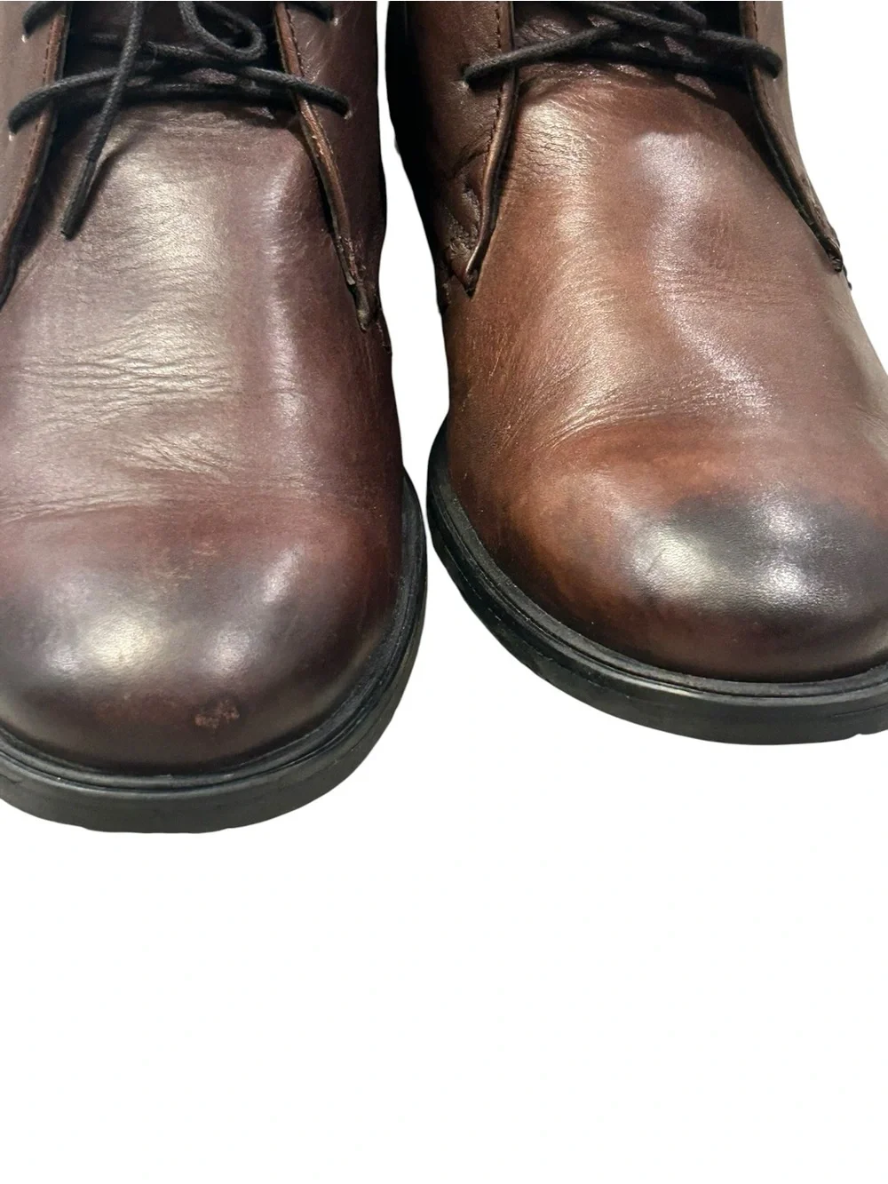 Bostonian Mid Lace Up Cukka Leather Boots Men’s 11 Casual Business Men’s